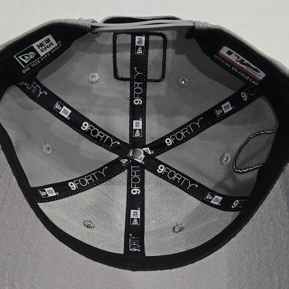 New Era Houston Astros Snapback Hat Gray 2022 World Series Champions 9Forty - Picture 10 of 15